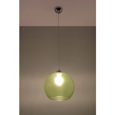 BALL lampa wisząca zielona Sollux lighting